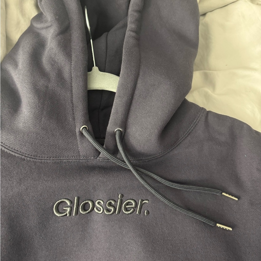 Glossier NYC Limited Edition Embroidered Hoodie